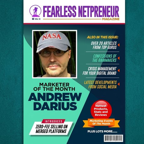 Andrew Darius — Marketer of the Month, Fearless Netpreneur Magazine